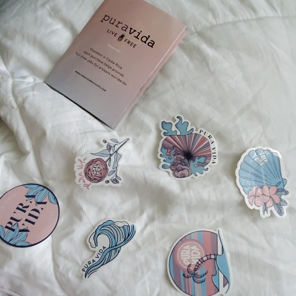 PURA VIDA STICKERS *NEGOTIABLE
